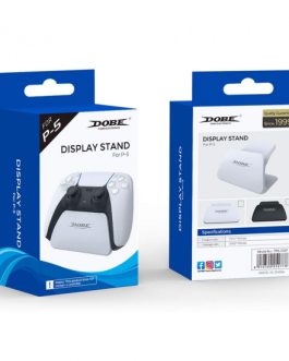 PS5 : Dobe Display Stand for Dual Sense Controller (White)
