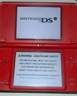 Nintendo DSi XL – RED ( 5 game cards with box + charger + Zipper case + Original Box + Manuals )