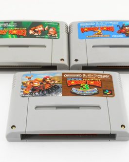 Nintendo Super Famicom Donkey Kong 1 2 3 ( 3 games Set ( JAPAN IMPORT ) )