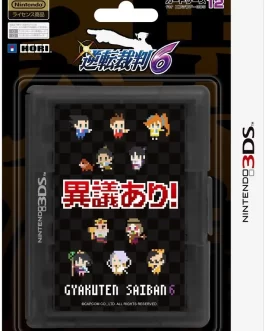 HORI Gyakuten Saiban 6 3DS GAME Card Case 12 IN 1 for 3DS