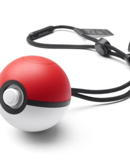 NINTENDO ORIGINAL POKEBALL PLUS CONTROLLER FOR SWITCH ( WITH CABLE AND ZIPPER CASE )