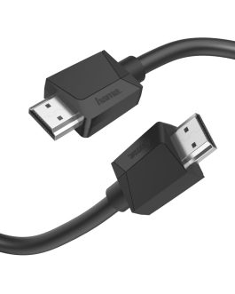 HAMA HDMI CABLE - 5M 4K FOR GAMING CONSOLES , PC ( BLACK - 5 YEAR WARRANTY )