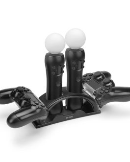 Nitho Vr Arch Charger With Cable for 2 ps4 move controllers & 2 ps4 dualshock controller ( FOR PS4 )