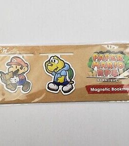 Nintendo preorder paper Mario rpg bonus magnetic bookmark