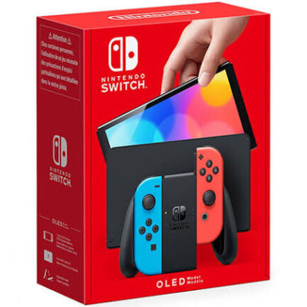 Nintendo Switch OLED model With Neon Red & Neon Blue Joy-Con
