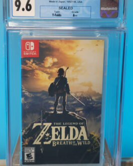Zelda Breath of the Wild Nintendo Switch Sealed Revision B CGC 9.6 A++ Graded