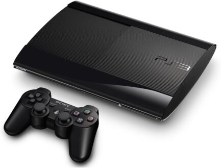 SONY PS3 SUPER SLIM 500 GB With 10 GAME DISCS