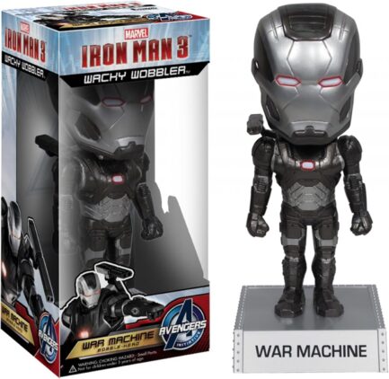 Funko Marvel Iron Man Movie 3 War Machine Wacky Wobbler Action Figure