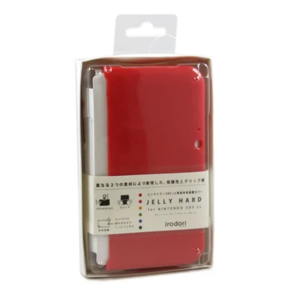 Jelly Hard Shell Case / Cover for NINTENDO 3DS LL (Red) JAPAN IMPORT