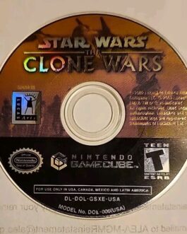 Star Wars The Clone Wars DISC ONLY IN BOX NTSC GameCube
