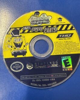 SpongeBob SquarePants : Lights Camera Pants GameCube NTSC Disc Only in Case