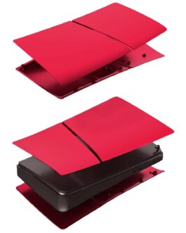 WARUNG Face – Cover Plates / Shell Panels for PS5 Slim ( VOLCANIC RED )