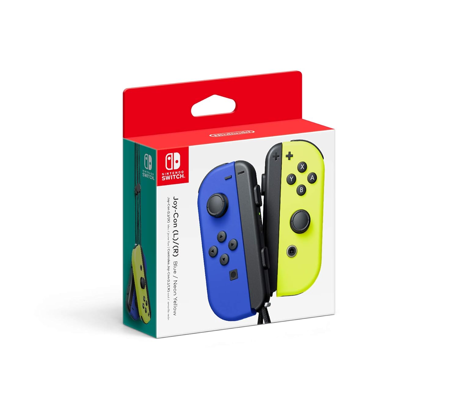 Nintendo Joy-Con (L) / (R) - Blue / Neon Yellow for Nintendo Switch ( Original Brand New Sealed )