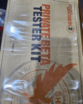 TOM CLANCY’S THE DIVISION 2 PRIVATE BETA TESTER KIT (SEALED)