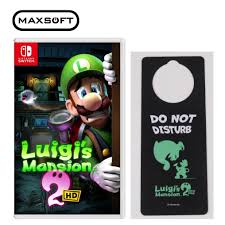Luigi's Mansion 2 HD Switch Preorder Bonus Door Hanger