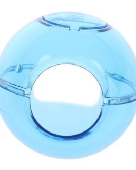 WARUNG Clear Hard Case Cover Protector for Nintendo Switch Pokeball Plus Controller Clear Blue