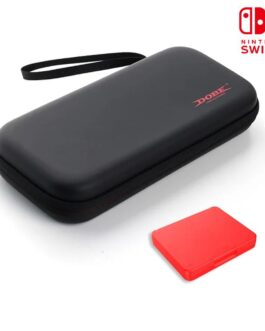 Dobe Nintendo Switch 2 Console Carrying Case Travel Zipper Storage Bag with Game Card Storage Box