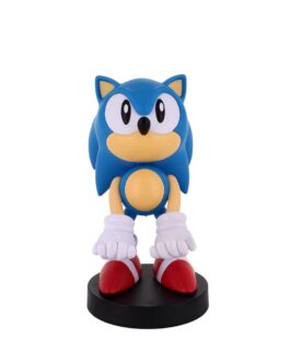 Exquisite Gaming Cable Guys : Sonic - Mobile Phone & Gaming Controller Holder, Sonic The Hedgehog Device Stand, Cable Guys, Sony Licensed Figure