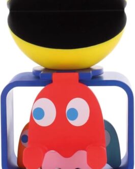 Exquisite Gaming: Bandai : Pac Man Original Controller & Phone Holder, Collectible Device Stand, Officially Licensed Figure
