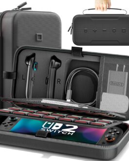 OIVO Switch 2 Zipper Case Compatible with Nintendo Switch 2