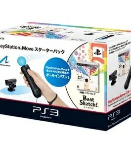 SONY BEAT SKETCH ! MOVE CONTROLLER STARTER PACK / BUNDLE WITH MOVE CAMERA ( PS3 ) JAPAN IMPORT