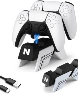 NITHO PS5 CONTROLLER CHARGING DOCK ( WHITE )
