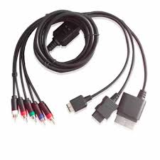 4 in 1 HD Component cable for Nintendo Wii , Xbox 360 , PS2 / PS3
