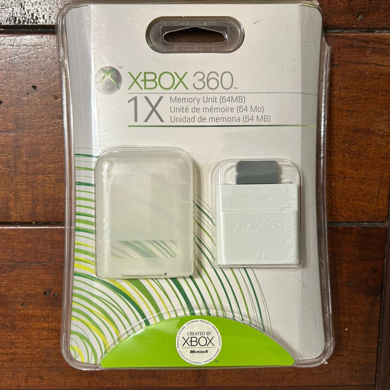 Sealed Genuine Official Microsoft Xbox 360 Console Memory Card Unit 64MB