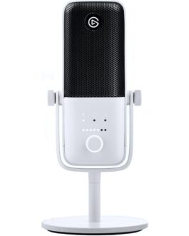 Elgato Wave : 3 White – Premium Studio Quality USB Condenser Microphone for Streaming, Podcast, Gaming and Home Office, Free Mixer Software, Anti-Distortion, Plug ’n Play, for Mac, PC