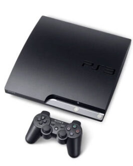 SONY PS3 SLIM 500 GB ( INBUILT GAMES , 2 CONTROLLERS )