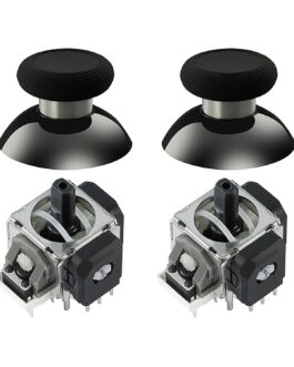 GuliKit TMR Magnetic Joystick Replacement Kit for Switch Pro Controller,Anti-Drift Electromagnetic Stick Repair Module with Thumbstick Caps, Soldering Required