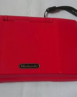 NINTENDO DS FAT RED / BLACK ( NTR – 001 JAPAN ) WITH 30 GAMES IN 1 CARTRIDGE