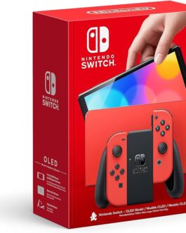 NINTENDO SWITCH OLED MARIO RED EDITION ( MODDED – 256GB CARD )