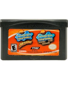 Sponge Bob SquarePants : SuperSponge + Rugrats : Go Wild – Nintendo Game Boy Advance