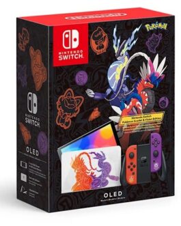 Nintendo Switch OLED with Joy-Con – Pokémon Scarlet & Violet edition