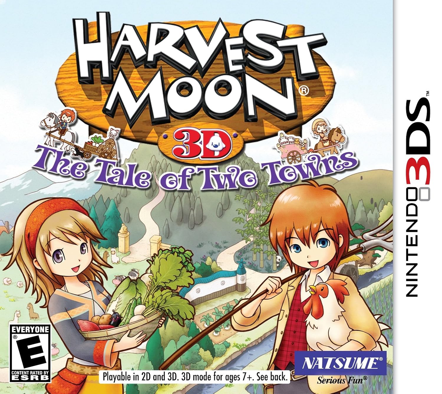 Harvest Moon : Tale of Two Towns (Nintendo 3DS - NTSC)