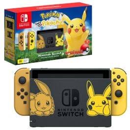 Nintendo Switch Pikachu & Eevee Edition Console & Poke Ball Plus Bundle (Pikachu Box)