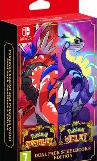 Pokémon Scarlet and Pokémon Violet - Dual Pack SteelBook Edition - SWITCH