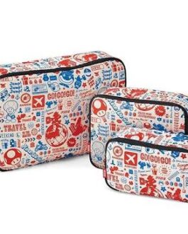 Super Mario Bros. : Storage Pouch Set Super Mario (Original Travel Pattern)